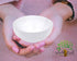 Worldly Finds Selenite Crystal Smudge Bowl, Hand-Carved Moroccan Crystal Holder, Spiritual Gifts, 3" Medium