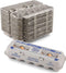MT Products Printed Empty Egg Cartons Holds 12 Eggs - Cardboard Crate