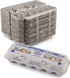 MT Products Printed Empty Egg Cartons Holds 12 Eggs - Cardboard Crate