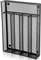 E-far Silverware Drawer Organizer - Black Mesh Wire Utensil Tray, 5 Compartment Cutlery Holder, Small Size