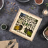 handrong Tea Box Organizer,Wood Teas Bag Holder,Tea Organizers and Storage,Teas Organizer with Tree Pattern for Home