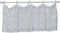 Heritage Lace White Medallion Crochet Envy Valance, 45" Wide X 16" Drop