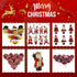 WEWILL 10 PCS Red Knitted Sweater Christmas Ball Ornaments - 2.75" Festival Decorations