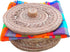 Authentic Mexican Tortilla Warmer Basket - Handwoven Pine Needle with Handloomed Cloth (Natural 7" w cloth)