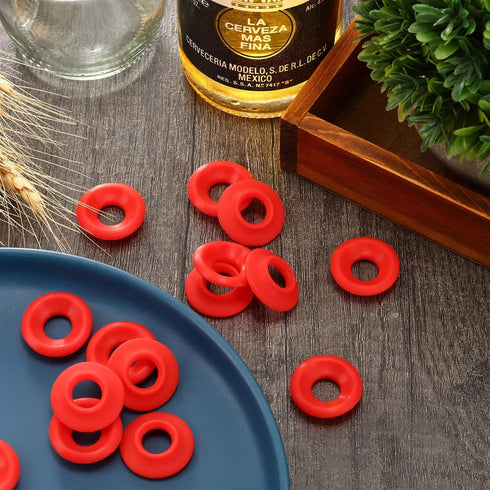 70 Pieces Silicone Rubber Gaskets Washer for Swing Flip Bottles, Leak-proof Seals for Home Brew Beer Bottles