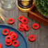 70 Pieces Silicone Rubber Gaskets Washer for Swing Flip Bottles, Leak-proof Seals for Home Brew Beer Bottles