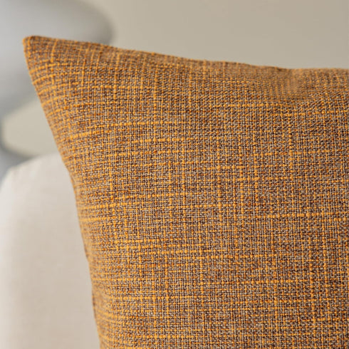 Kevin Textile Decorative Throw Cushion Covers Set of 2, Farmhouse Cushion Case Indoor Outdoor, 22 x 22 inches (Hazel
