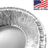 PACTOGO Mini Silver Disposable Aluminum Foil Tart Pans - 3" Baking Pie Tins (Pack of 50)