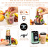 Moss & Stone Smoothie Blender - Compact Personal Blender with Additional Blender Cups - Mini Blender & To-Go Portable