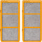 Nispira 3-in-1 True HEPA Activated Carbon Air Filter Replacement - Compatible with Holmes AER1 Smoke Grabber AER1