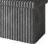 30" HOME DESIGN Florence Upholstered Folding Storage Bench, Tufted Top, Space-Saving Storage, Gray Corduroy Fabric