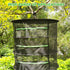 Herb Drying Rack Net Mesh with Black Zippers, 2ft Hydroponics Drying Rack for Plants and Herbs