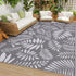 StepRite Outdoor Rug, Patio Rug, Plastic Straw Camping Rugs, Large Waterproof Area
