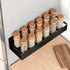 2 Pack Vetacsion Moveable Fridge Magnetic Spice Racks,Metal Black