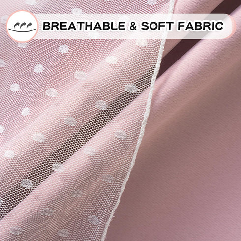 63 inch Grommet 52" 2 MYSKY HOME Pink Blackout Short Curtains Length for Bedroom Girls & Nursery Kids Blush Princess