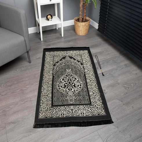 Set Modefa Islamic Gifts Prayer Mat | Thin Woven Praying Mat Muslim Prayer Rug | Muslim Gifts for Men Ramadan Gifts