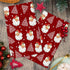 Qilerongrong Set 2 18 26 Inch Christmas Kitchen Dish Towel Santa Claus, Xmas Tree Snowflake Red Decorative Dishcloth