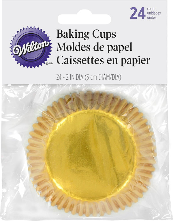 Wilton BAKECUPS GOLD FOIL Standard 24CT (415-206)
