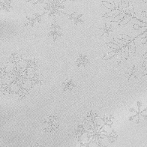 13 95 Inch, HARORBAY White Table Runner x Farmhouse Silver Dresser Scarf for Dining Room Kitchen Party Winter Holiday