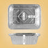 PLASTICPRO Disposable 5 LB Aluminum Takeout Tin Foil Baking Pans 7'' X 10'' X 3'' Inch Bakeware - Cookware Perfect for Baking Cakes,Brownies,Bread, Meatloaf, Lasagna, Pack of 10 by PLASTICPRO