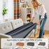 Hokway Stretch Couch Cushion Covers - Sofa Seat Cushion Slipcover Protector, Medium, Gray