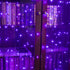 PEIDUO 82 FT 200 LED Purple String Lights Halloween Decorations Outdoor, Motion Sensor Controller with Spooky Music