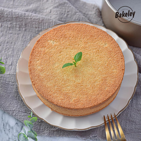 Round Cake Pan, Nonstick 6-Inch with Removable Loose Bottom Chiffon Bakeware, Champagne Gold