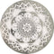 Double-Sided Glass Door Decals – Safety Stickers to Prevent Accidental Collisions (Set of 2) (Clear Mandala)
