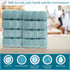 8 Pack (8 650 100% 8 HALLEY Turkish Premium Washcloths Pieces) GSM Highly Absorbent Super Soft Cotton - Washcloths