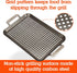 Camerons BBQ Grill Topper Grilling Pans, Set of 2, Non-Stick Barbecue Trays for Indoor Outdoor Use