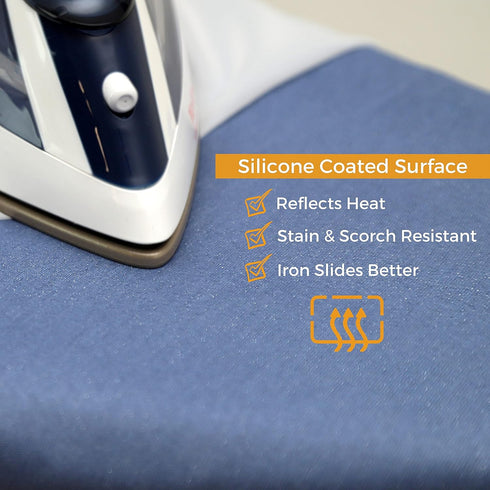 Smart Tabletop Ironing Board Cover and Pad - 12.5 X 30 inch, Fits Small Mini Board, Extra Thick Padding, Heat