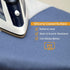 Smart Tabletop Ironing Board Cover and Pad - 12.5 X 30 inch, Fits Small Mini Board, Extra Thick Padding, Heat