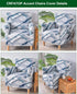 1-Piece Sofa,A18 CRFATOP Stretch Mid Century Modern Armchair Slipcover Accent Chair Covers with Arms Soft Chair