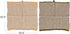 Creative Co-Op Square Cotton Knit Dish Cloth, Set of 2, Multi (DF3785)