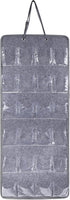 RUIZHIXUAN 12 Over The Door Hanging shoe organizers for Pairs, Hanging Shoes Organizer (Grey)