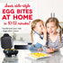 DASH Deluxe Egg Bite Maker with Silicone Molds, Keto & Paleo Friendly, (1 large, 4 mini) - Black for Breakfast