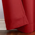 Sun Zero Easton Energy Saving Blackout Grommet Curtain Panel, 40" x 84", in Red