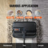 VEVOR Carpet Sweeper Manual, Floor Sweeper with 300 ml Dustbin Capacity, Easy to Empty for Home Office Carpets, Black