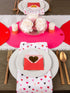 DII Valentine's Day Table Top Collection, Sweet Talk Placemat/Table Runner, 14x58, 4 Piece
