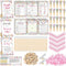 Sherr 476 Pcs Wildflower Baby Shower Games 6 Sets Activities Card Pacifier