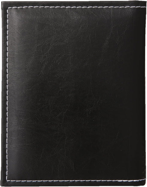 Pioneer LLL46 "Live, Laugh, Love" Mini Photo Album, Black Embroidered Frame Cover Sewn Leatherette