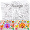 JOYIN 24 Pcs Thanksgiving Coloring Placemats, Thanksgiving Turkey Coloring Paper Table Mats,