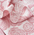 MEJU 100% 3 80 90 Modern Big Flower Rose Pink Muslin All Season Blanket for Bed Sofa Couch Combed Cotton Layer Soft