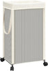 STORAGE MANIAC Laundry Hamper with Wheels, 90L (23.7 Gal) Large Tall Rolling