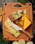 Mercer Culinary Composite Cutting Board, 11 3/4" x 9 1/4", Small with Silicone Feet and Integrated Channel