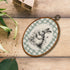 8.6"x11.4" KSDUT Rabbit Nursery Wall Art Decor - Retro Bunny Farm Animal Wall Art Canvas Frame Hanging Prints, Rustic