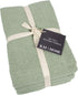Set 4, KAF Home Deluxe Popcorn Terry Kitchen Towels, Cotton Kitchen Dish Towels, of French Green
