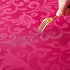HommxJF 4 Placemats,13 19 inch Pieces Wave Scroll Damask Jacquard Hot Pink x Protect Surface Heat and Stain Resistant