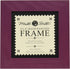 Mill Hill Wooden Frame, 6"X6", Matte Plum