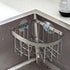 2-in-1 304 2Pcs Sink Caddy, Dish Cloth Hanger Sponge Holder, Save Space Triangle Sink Caddy, Stainless Steel Corner